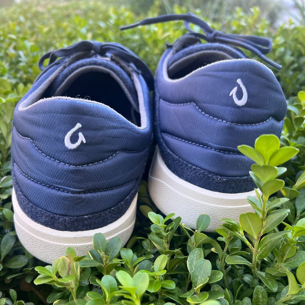 New - Olukai Puliki - Mens Blue Depth Vintage Indigo Sneakers - Size 14 - Picture 7 of 8